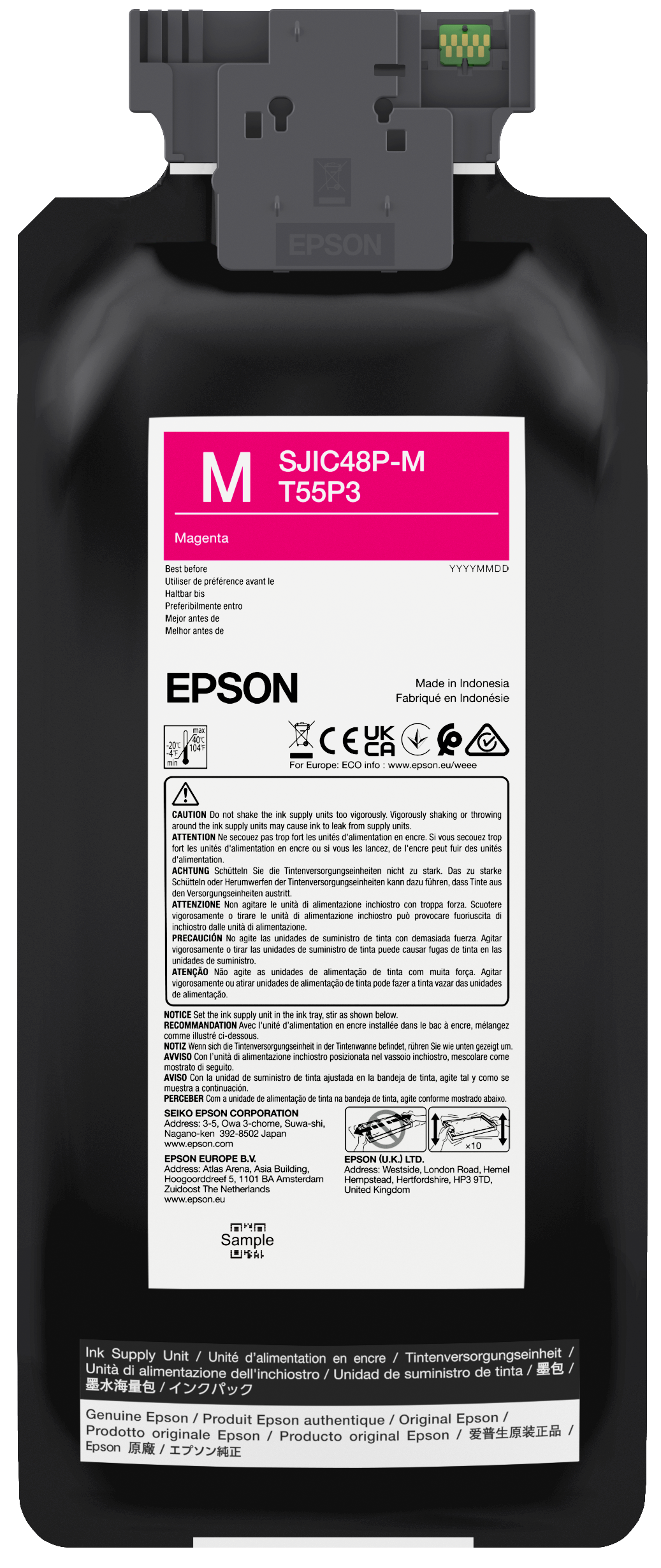 SJIC48P-M INK CARTRIDGE FOR CW C8000E MAGENTA