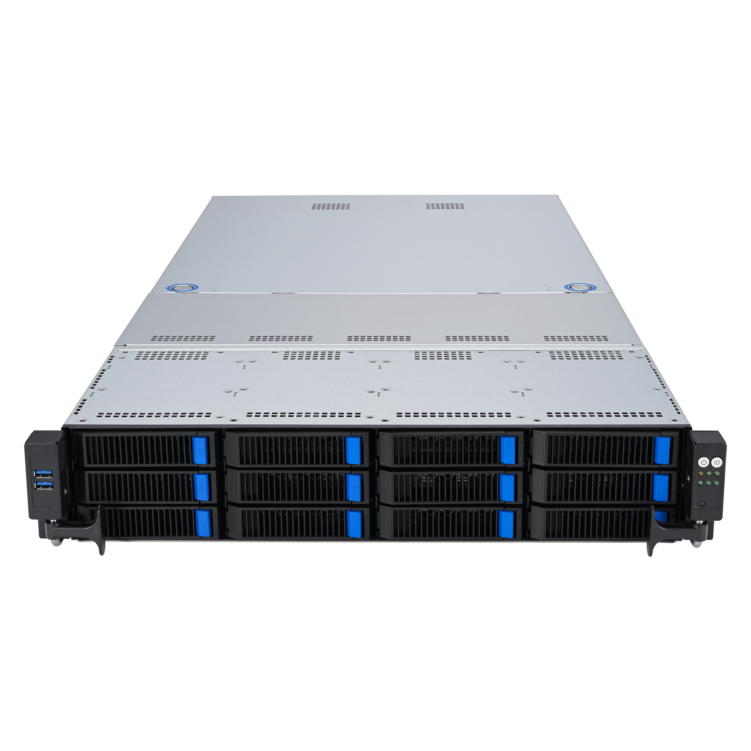 ASUS Server RS521A-E12-RS12U/1G/1.6kW/12NVMe/FAN/RH/OCP/GPU