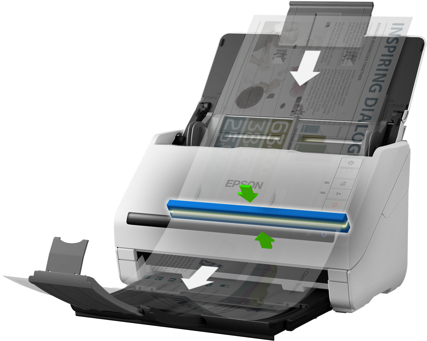EPSON WorkForce DS-770II Scanner 45 ppm