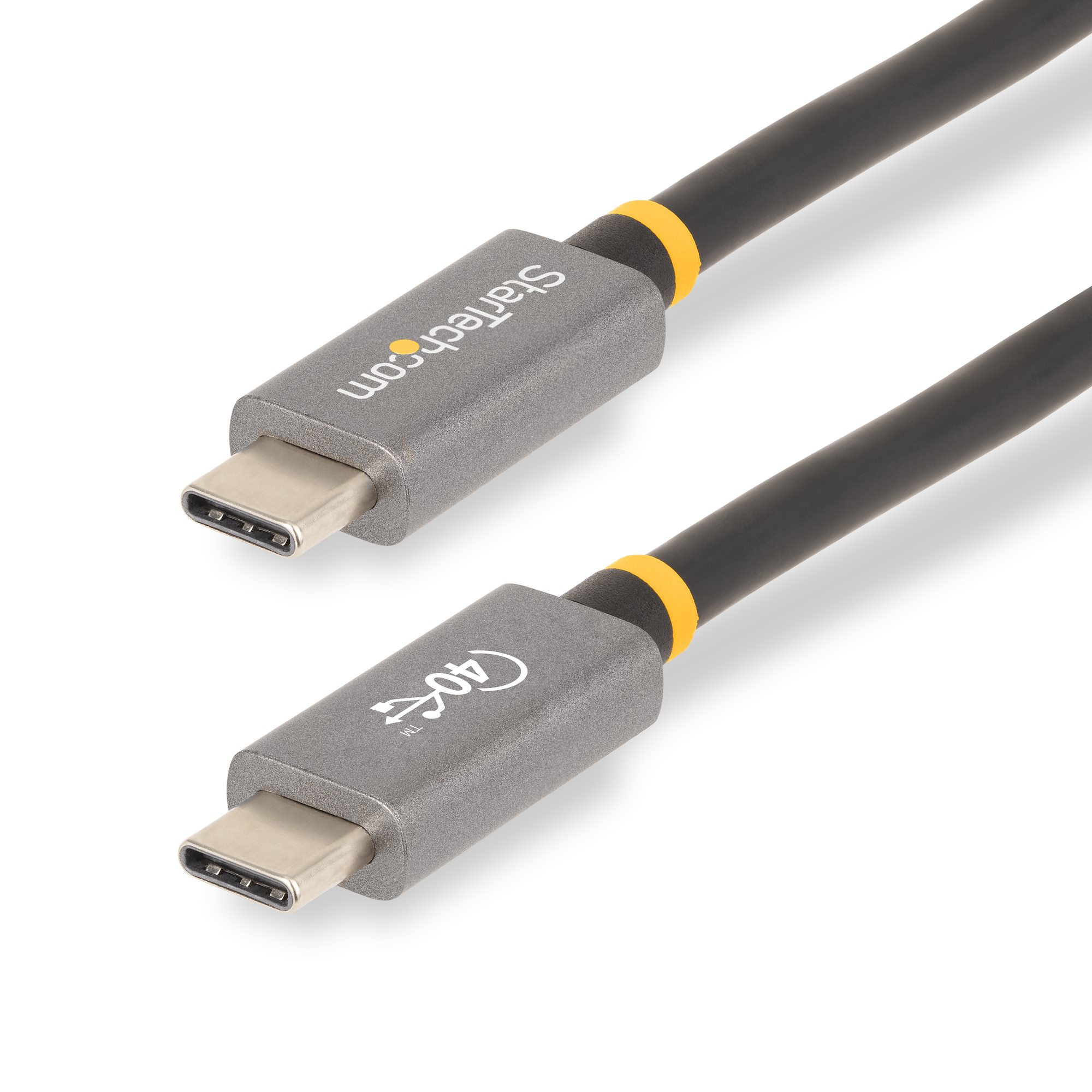 STARTECH.COM 1m USB4 Kabel USB-IF zertifiziert USB C Kabel 40Gbit/s USB-C Daten-/Monitorkabel 100W PD 8K 60Hz Thunderbolt 4/3/USB-C