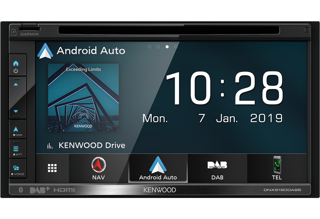 Kenwood DNX5190DABS CD/DVD/USB/BT/iPhone 6,8'' Disp. 2-DIN