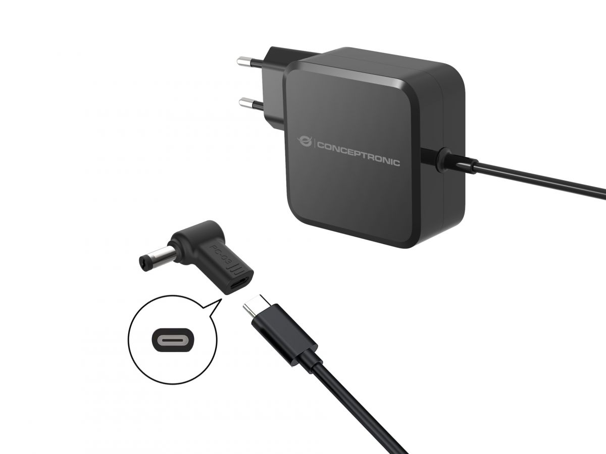CONCEPTRONIC USB-C PD100W->Acer/Uni.5.5x1.7mm Adap.18-20V sw