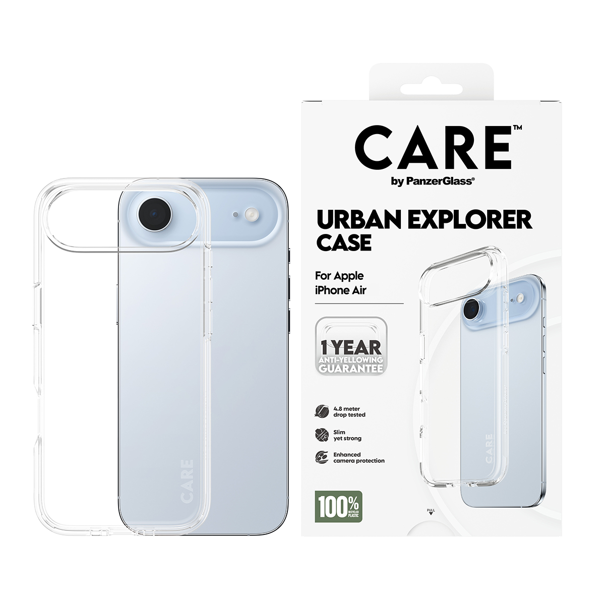 CARE BY FLAGSHIP CASE TRANSPARE URBAN EXPLORER W. CLEAR FRAME IP