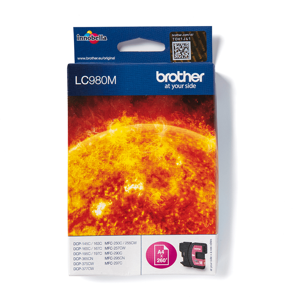 LC-980M INK CARTRIDGE MAGENTA F/ DCP-145 -165C