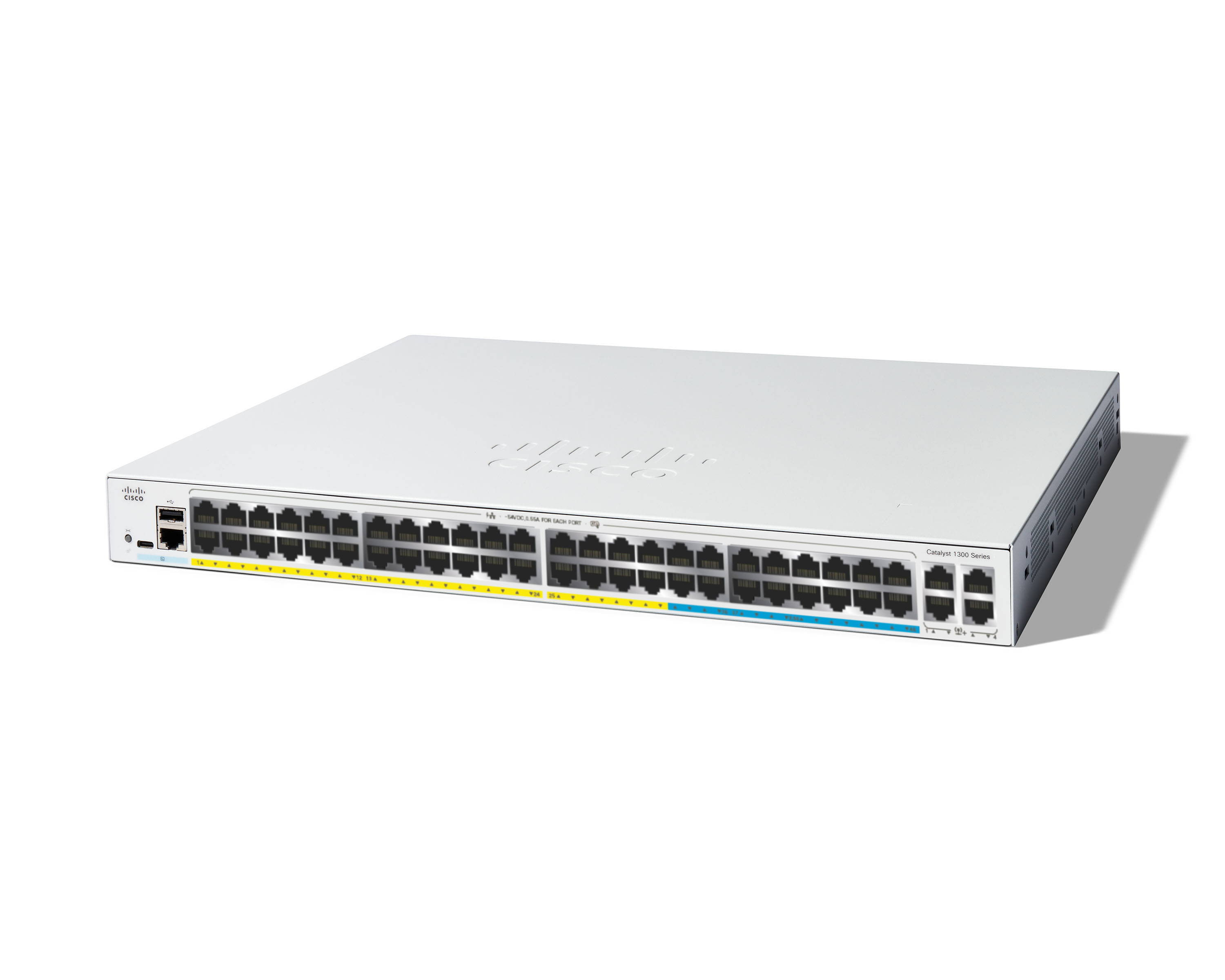 CATALYST 1300 16-PORT 2.5GE 32-PORT GE POE 4X10G SFP+