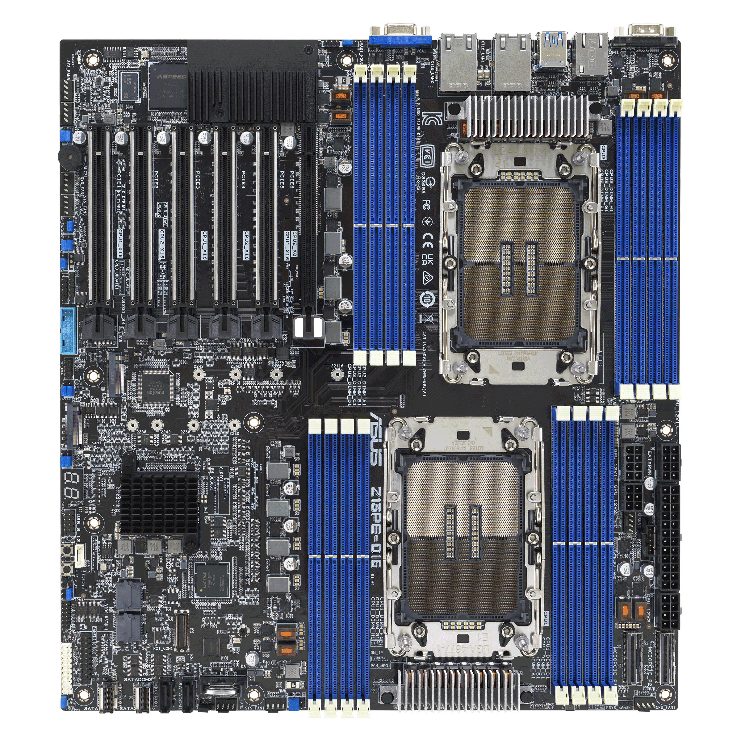 ASUS Z13PE-D16/ASMB11 2xLGA4677 Server MB 16xDDR5 2xM.2 10xSATA