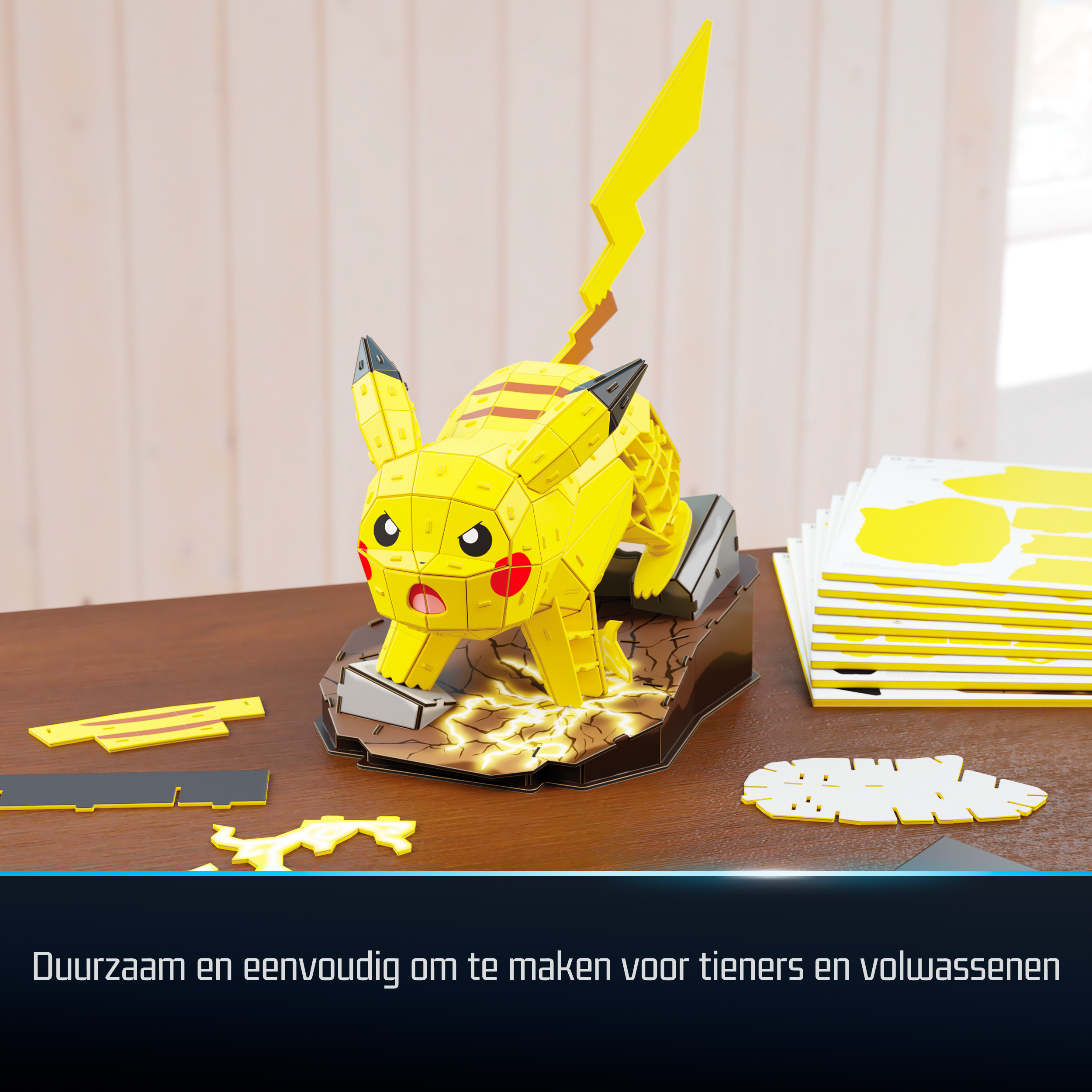 4D Build - Pokémon Pikachu, Modellbau