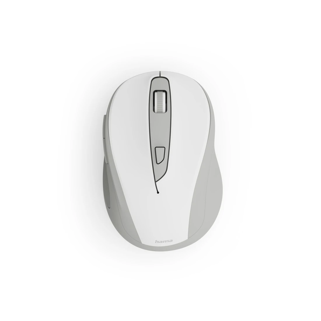 hama WM-400 Maus ergonomisch kabellos weiß