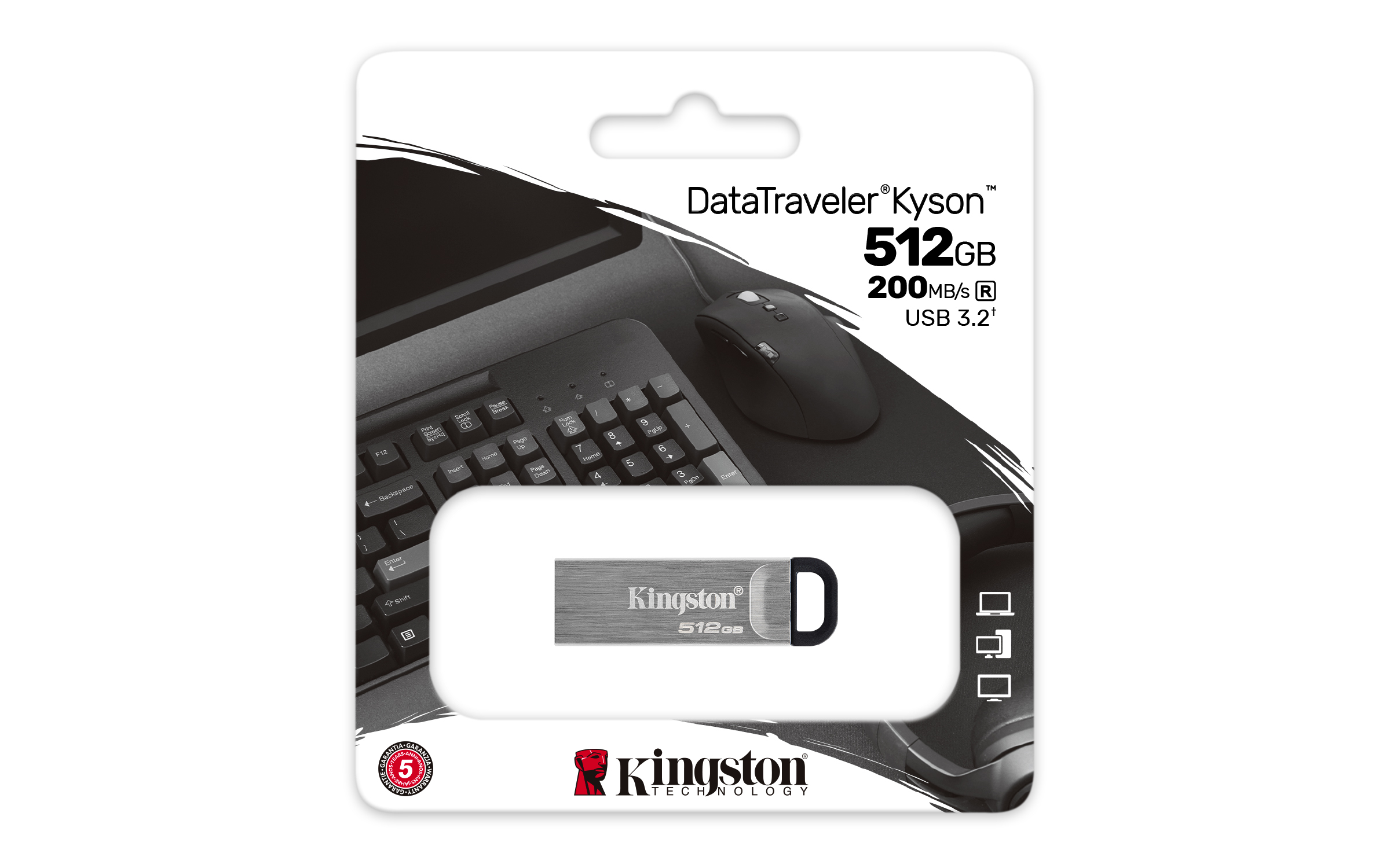 USB Stick 512GB Kingston DataTraveler Kyson USB 3.2 DTKN/512GB