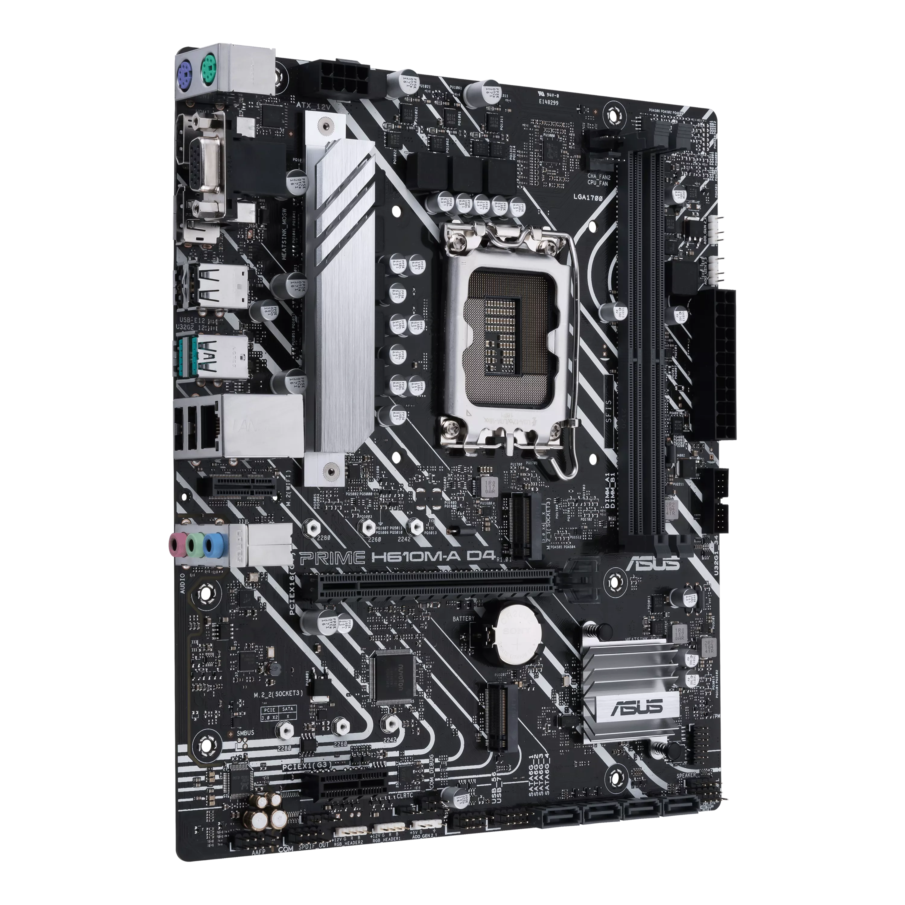 ASUS PRIME H610M-A D4-CSM LGA1700 2xDDR4 2xM.2 4xSATA