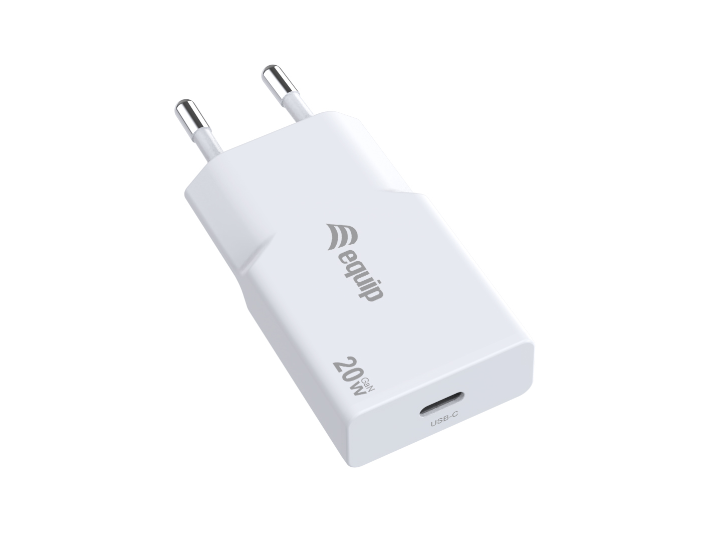 Equip Ladegerät 1Port USB-C PD3.0 GaN Slim 20W ÜSS ws