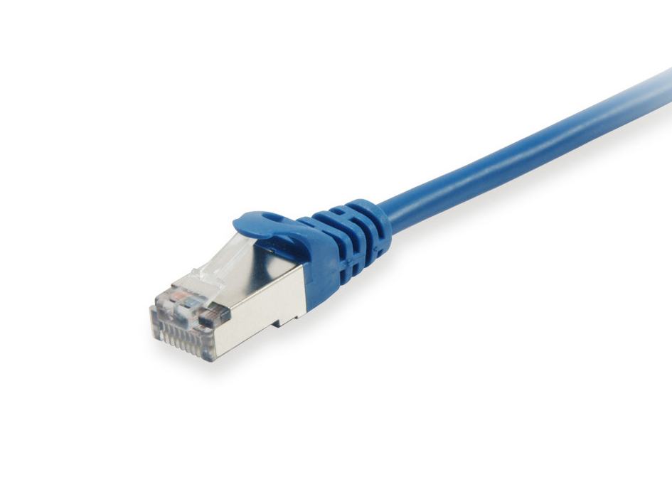 Equip Patchkabel Cat6 S/FTP 2xRJ45 0.15m blau LSZH Polybeutel