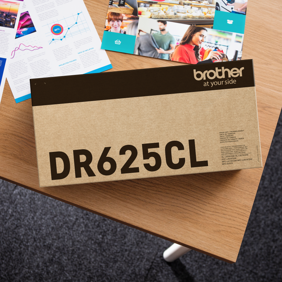 brother DR-625CL schwarz, cyan, magenta, gelb Trommel