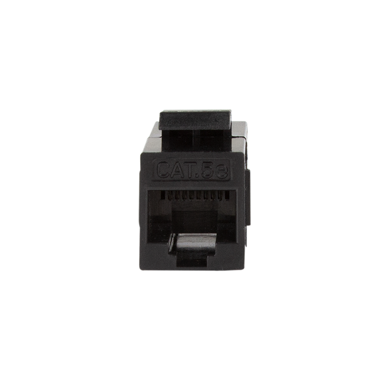 Logilink Keystone Kupplung 2X RJ45 UTP , Cat.5e, schwarz