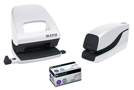 LEITZ Elektrohefter NeXXt Series WOW 5566 perlweiß, 1 St.