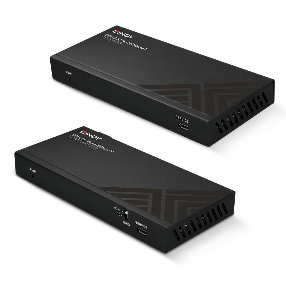 LINDY 150m Cat.6 DisplayPort 1.2 USB IR&RS-232 HDBaseT KVM Extender