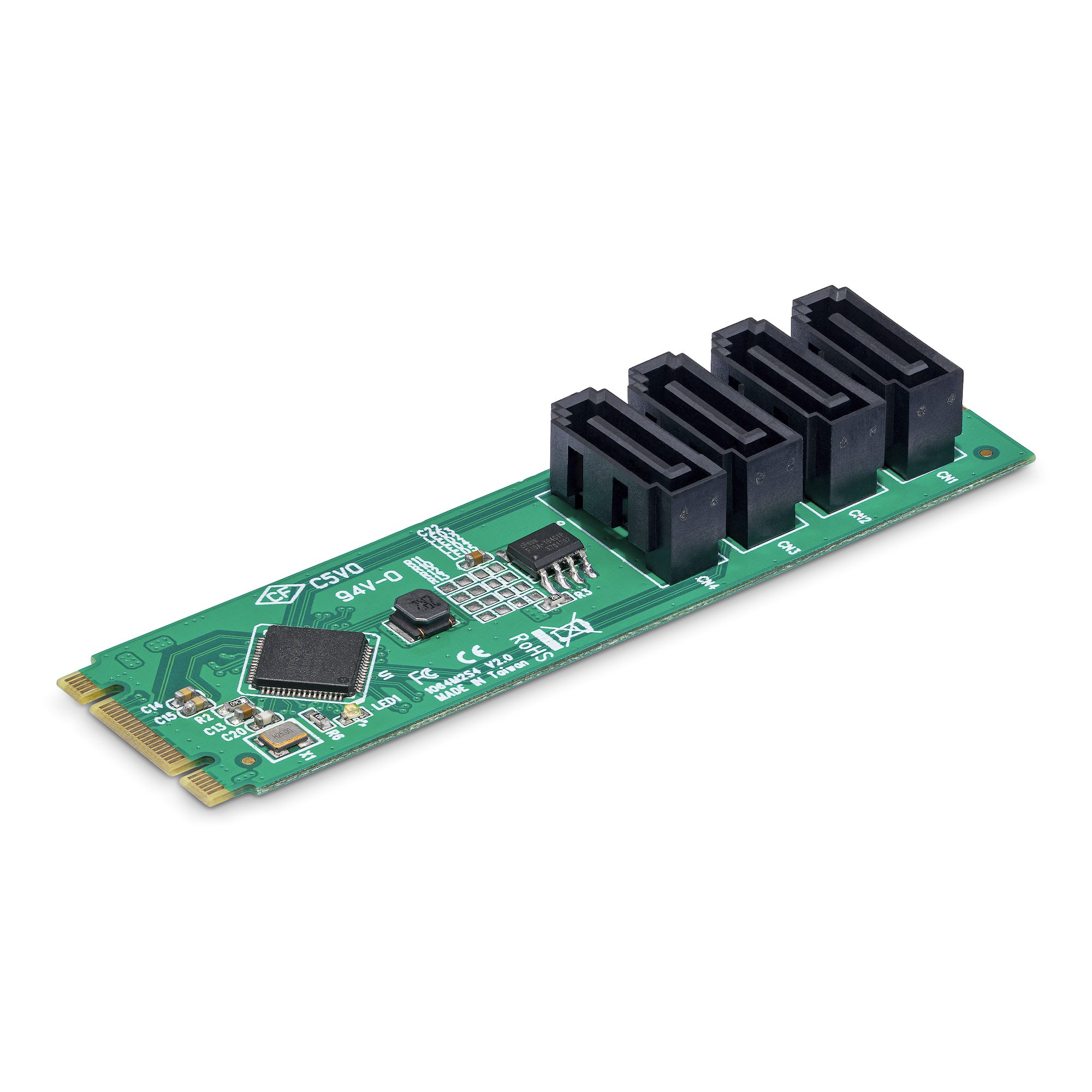 4-PORT M.2 TO SATA ADAPTER M.2 PCIE 3.0 TO SATA EXPANSION C