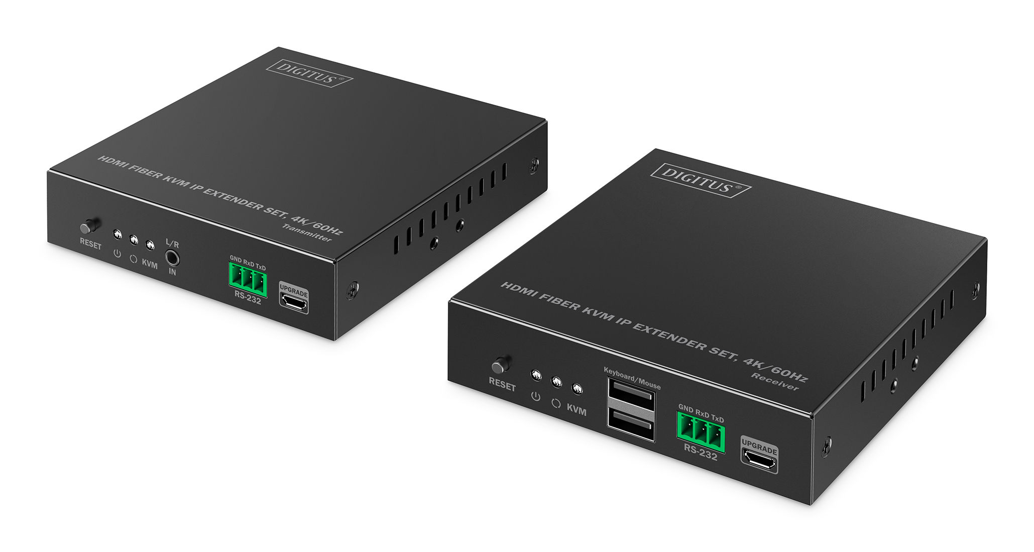 DIGITUS Extender Set HDMI Fiber 4K/60Hz schwarz