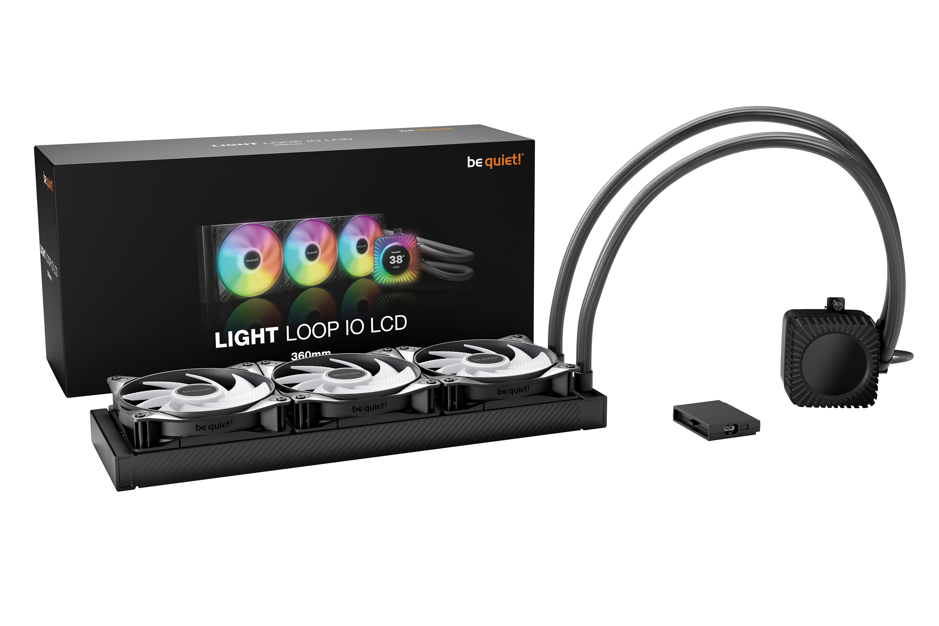 Light Loop IO LCD 360mm, Wasserkühlung