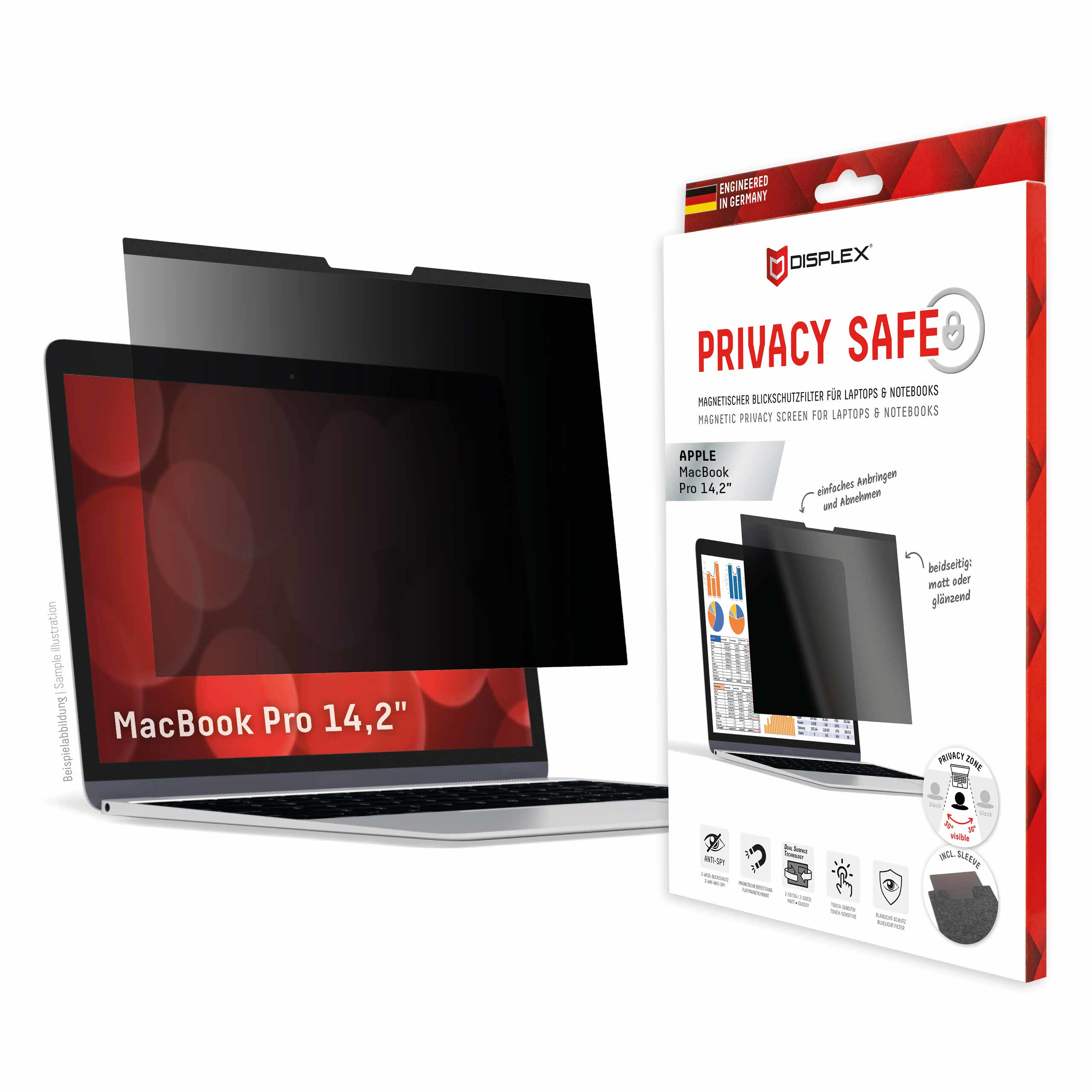 DISPLEX Privacy Safe MacBook Pro 14,2"