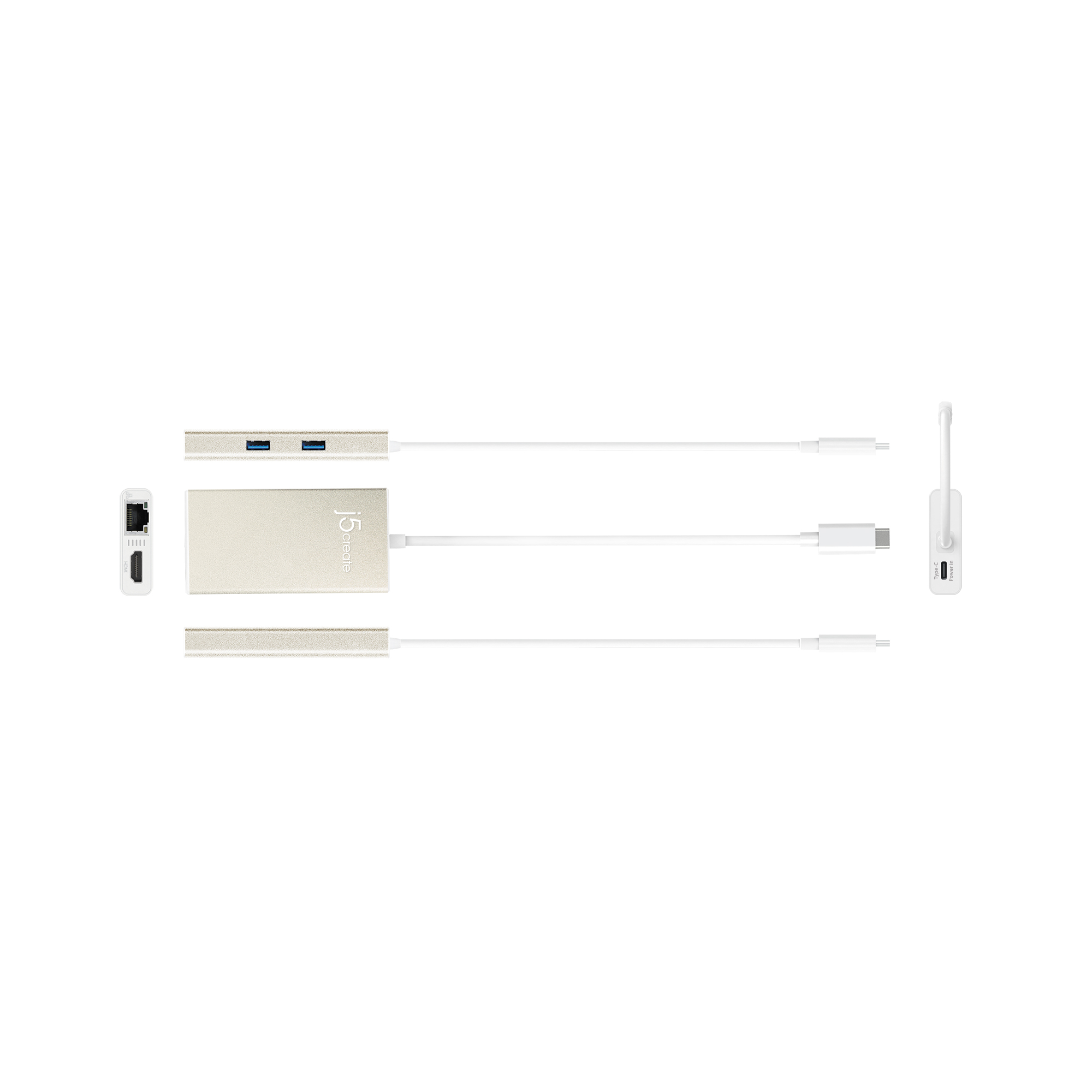USB-C MULTI-ADAPTER - HDMI/ETHERNET/USB 3.1 HUB/PD 2.0