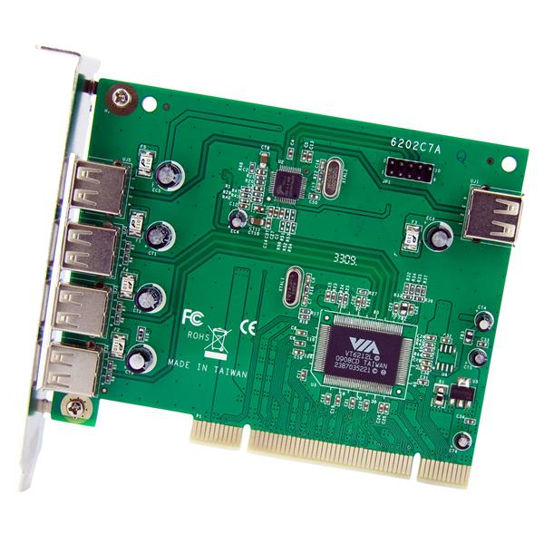 7 PORT PCI USB ADAPTER CARD .