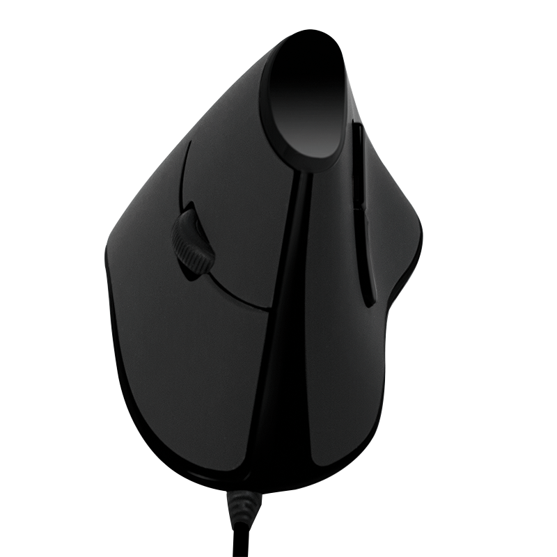 Logilink Maus Ergonomisch Vertical 5 Tasten 1000dpi schwarz