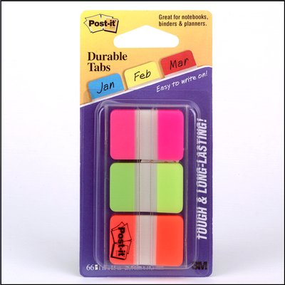 Post-it® Index Strong Haftmarker farbsortiert 3x 22 Streifen