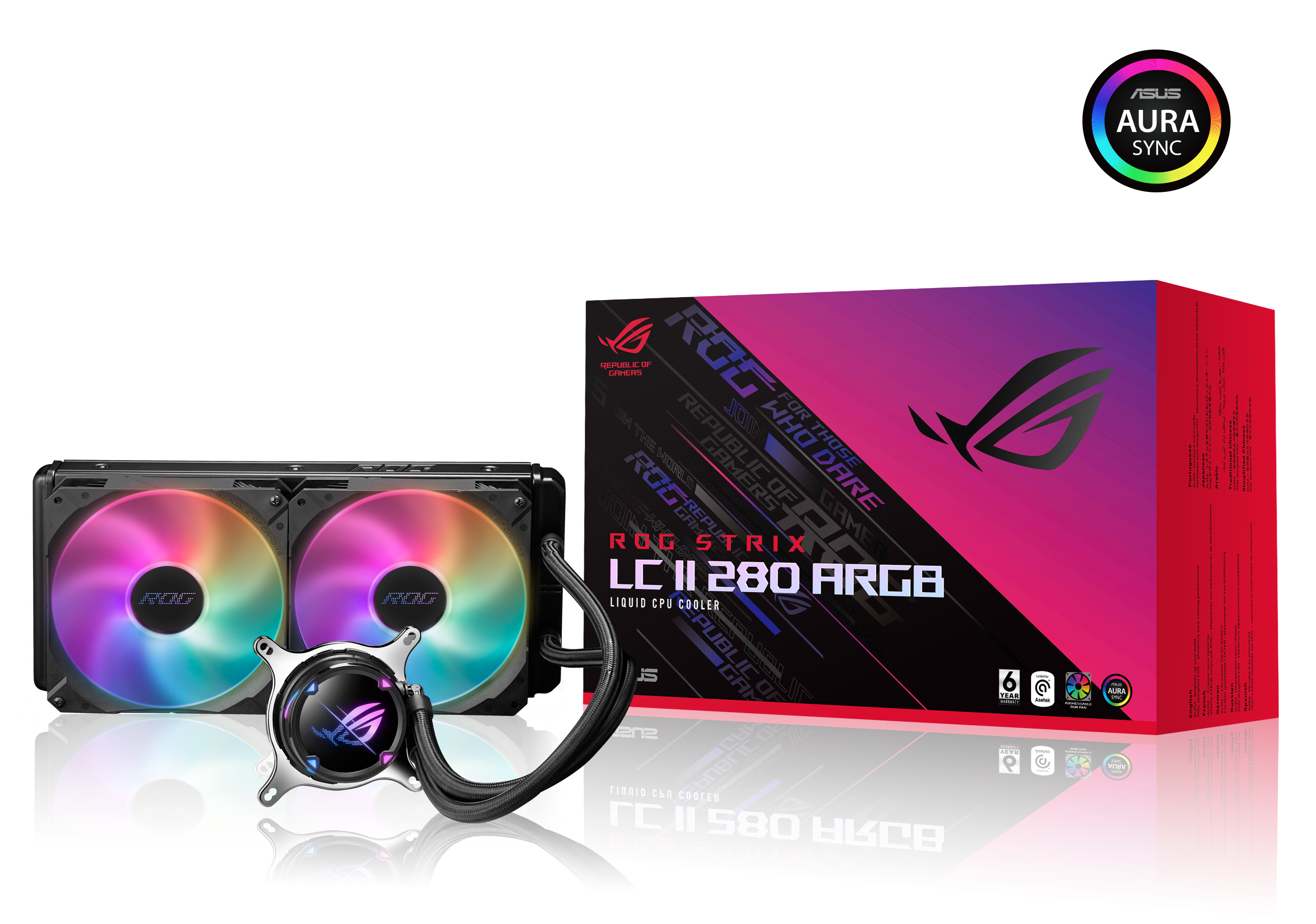 ROG STRIX LC II 280mm ARGB, Wasserkühlung