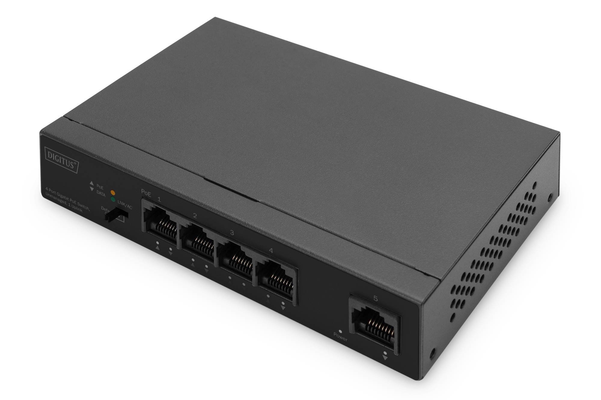 4+1-Port Gigabit PoE, Switch