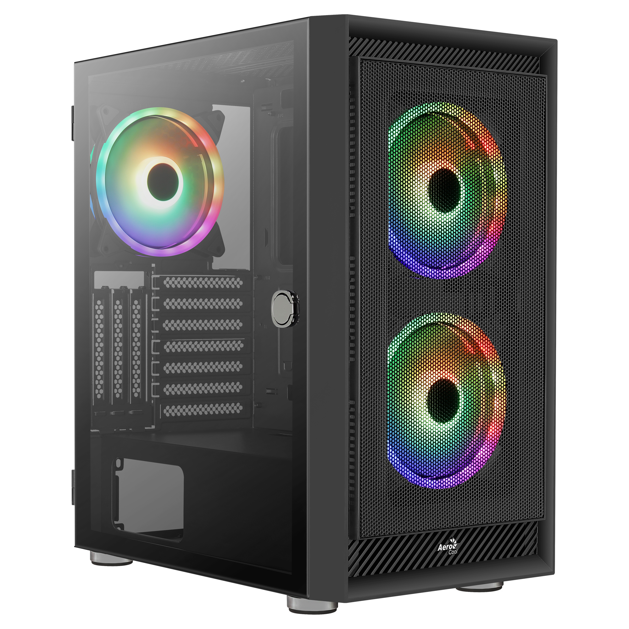 AeroCool Geh Midi Graphite black v3 MicroATX/ATX/MiniITX o.N