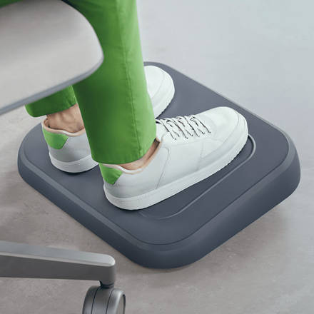 LEITZ Fußstütze Ergo grau Kunststoff