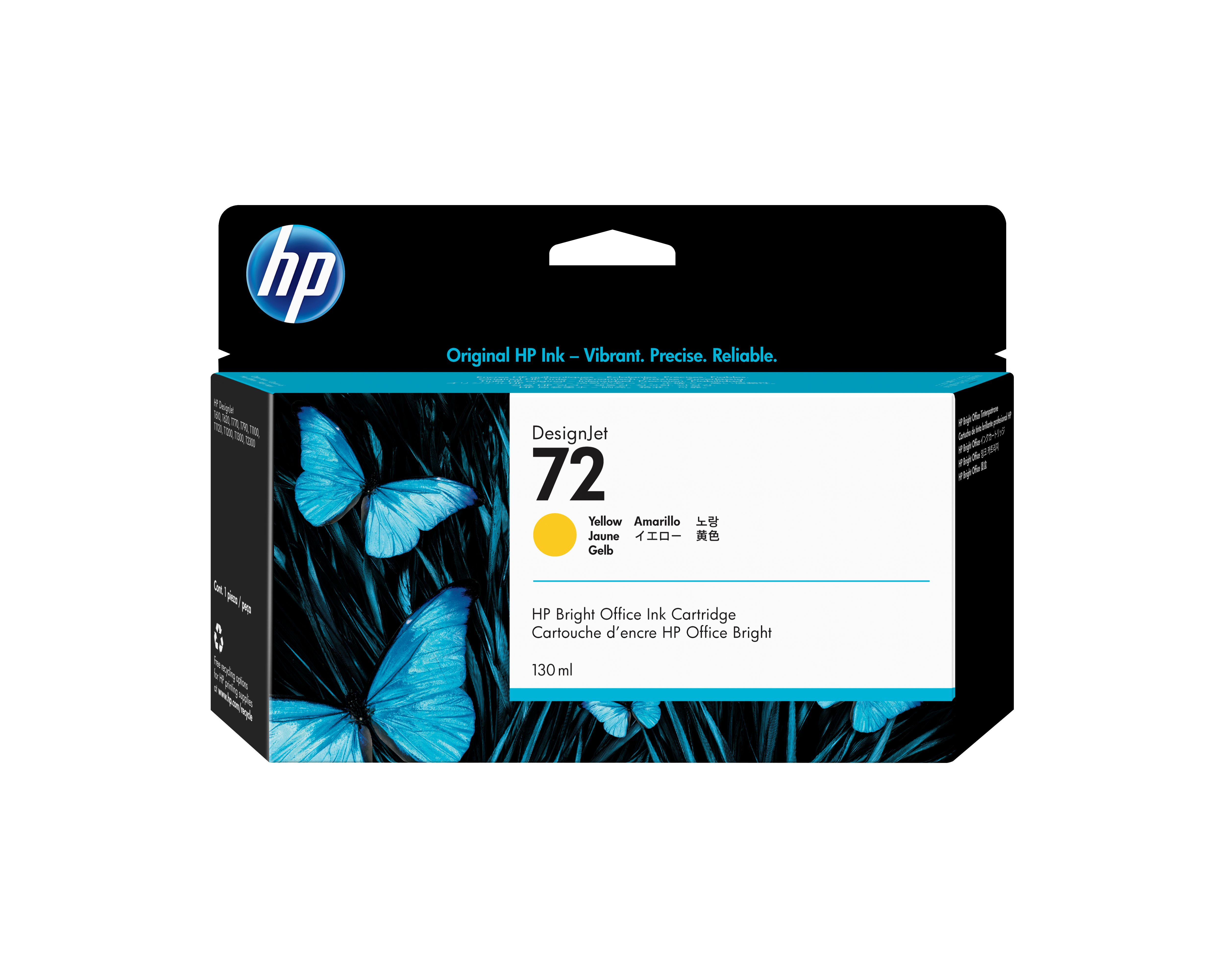 HP 72 Gelb Tintenpatrone 130ml