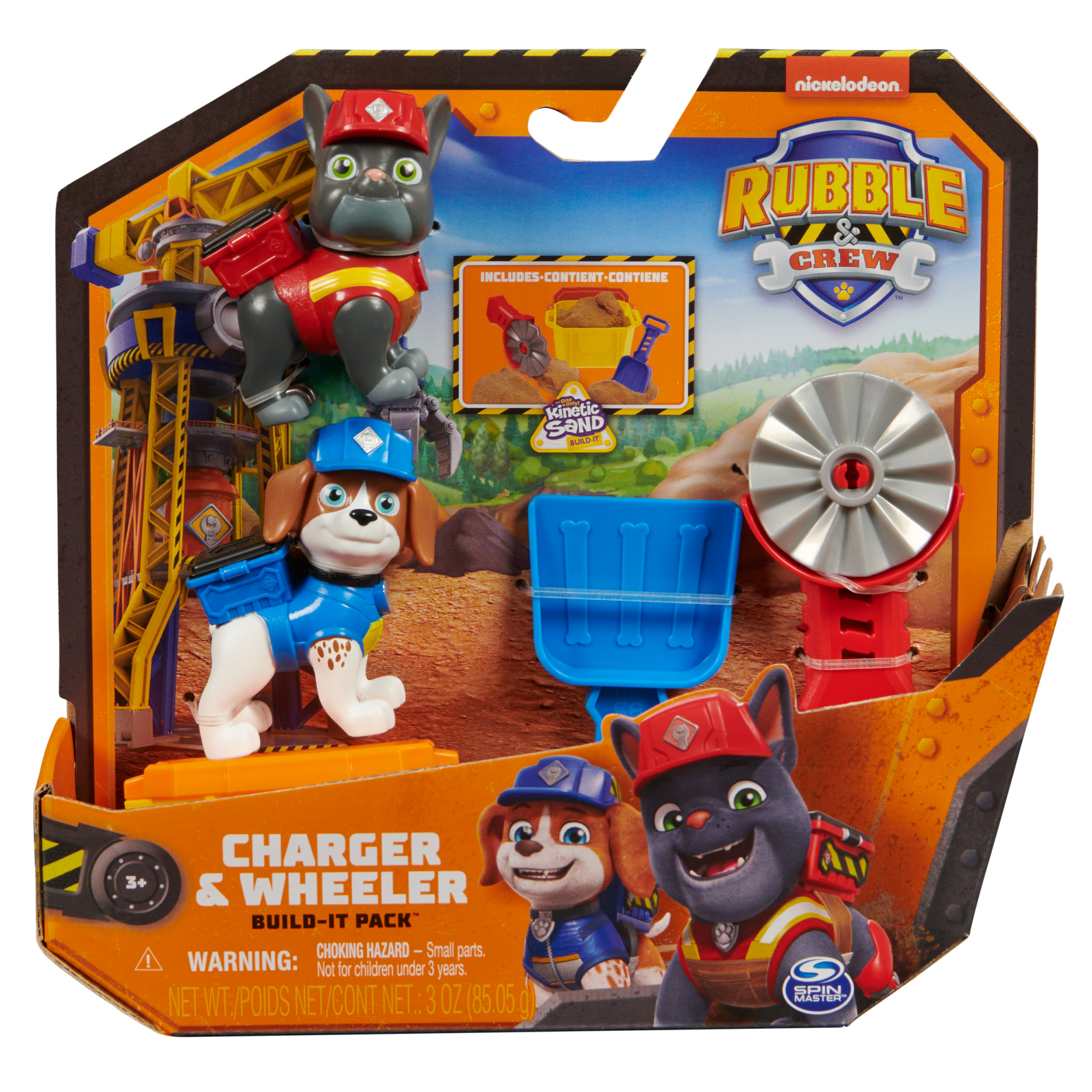 Rubble & Crew - Actionfiguren-Set mit Charger & Wheeler, Spielfigur