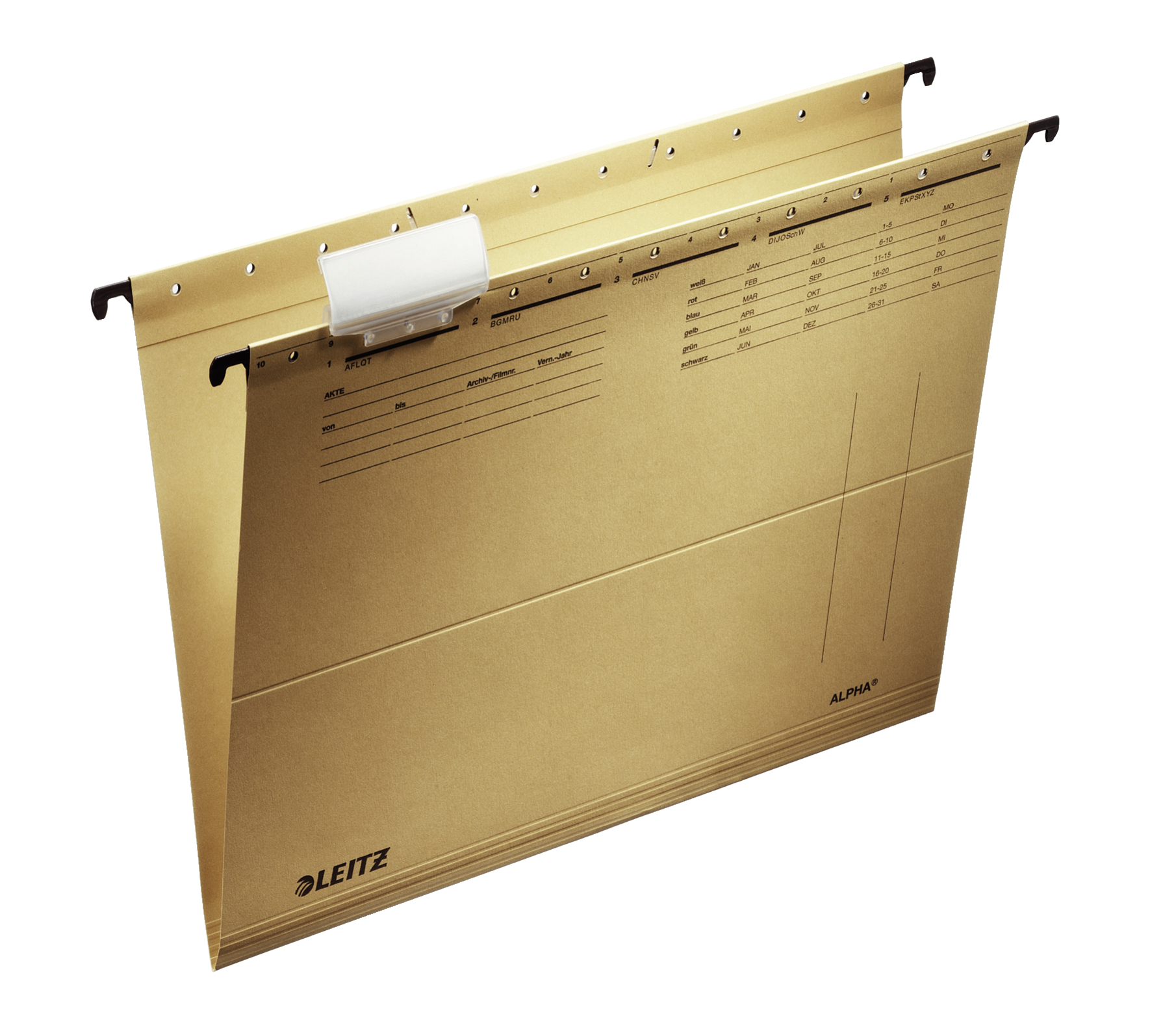 LEITZ Hängemappen ALPHA® 1915 naturbraun, 25 St.