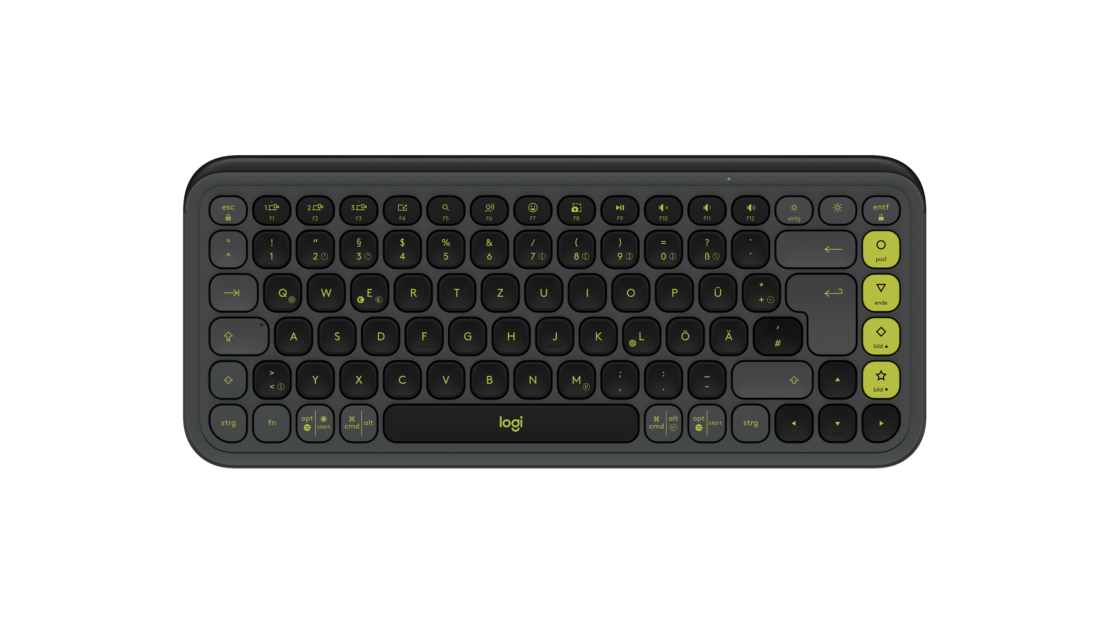 Keyboard Logitech Pop Icon Keys Wireless Graphite (DE) (920-013059)