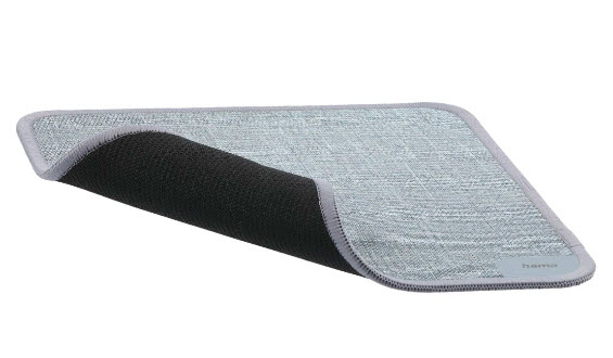 hama Mousepad Textildesign grau
