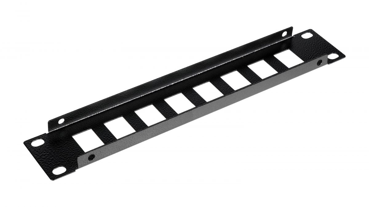 Equip 10 Patchpanel 8xRJ45 Keystone Jacks (leer) 1U schwarz