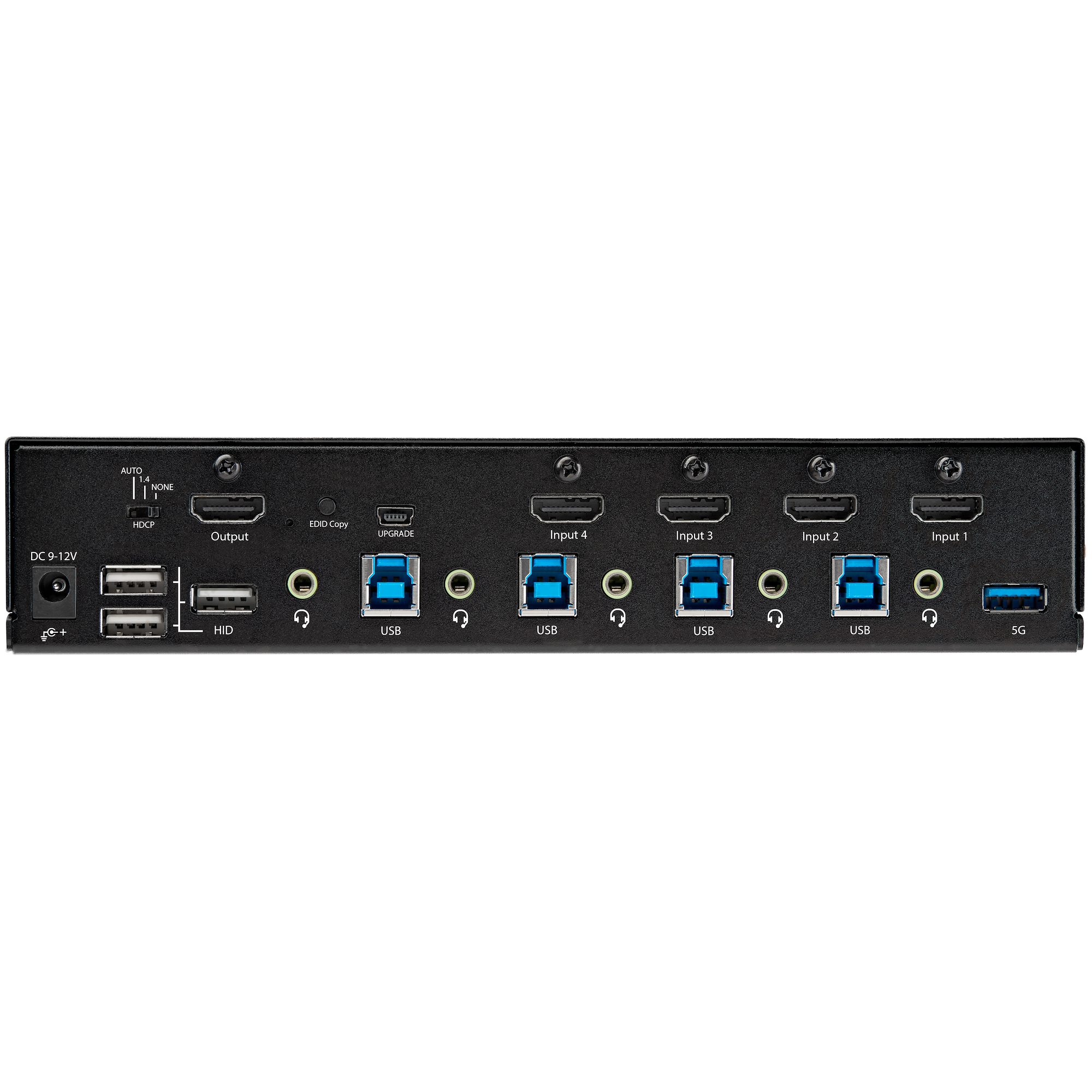 STARTECH.COM 4 Port HDMI KVM-Switch - 4K 60Hz Ultra HD HDR - HDMI 2.0 KVM Umschalter - HDCP 2.2 EDID Audio