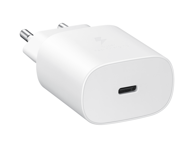 Samsung Fast Charging Wall Charger EP-TA800 - Netzteil - Ultra Fast Charge - USB-C 25W - weiß