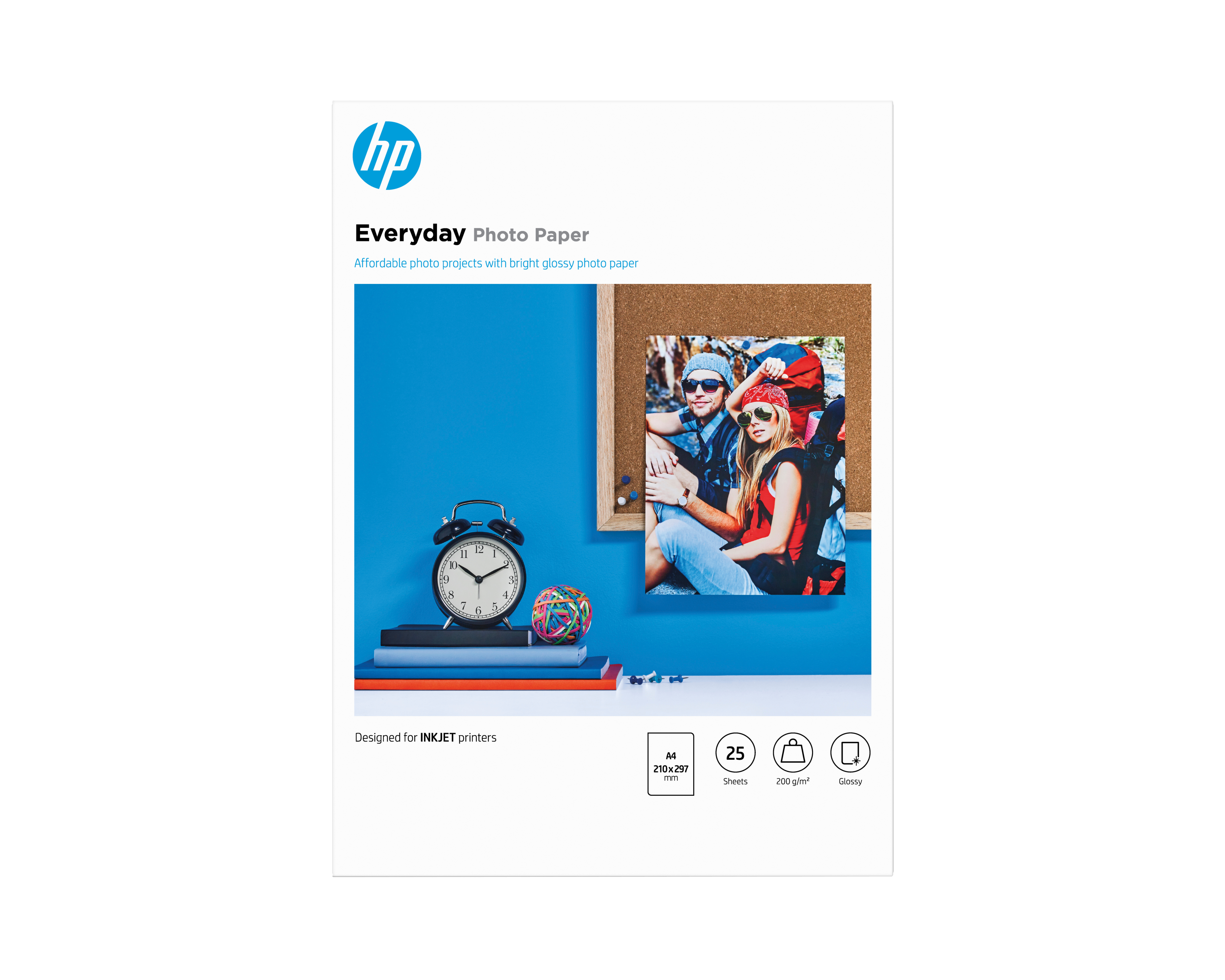 HP original Q5451A Everyday Glossy Photo Paper Ink cartridgetjet 200g/m2 A4 25 sheets 1-pack