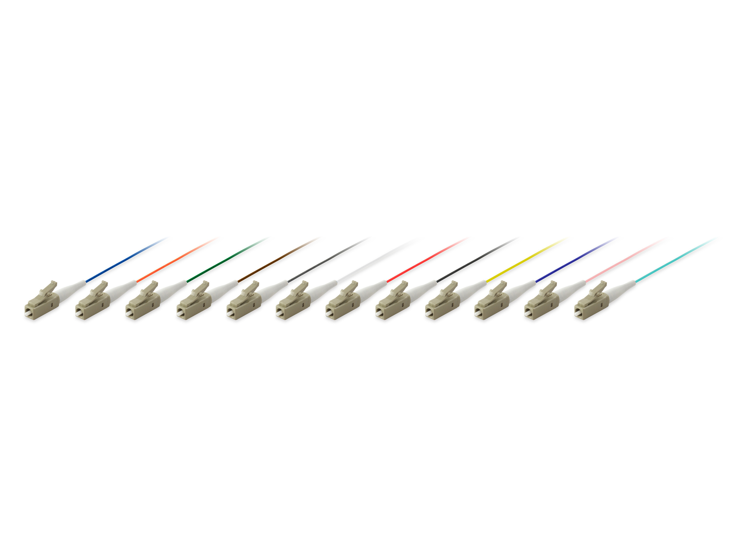 Equip Patchkabel LC->PC 1.00m 12Stk Multi Dupl. OM4 12Farb