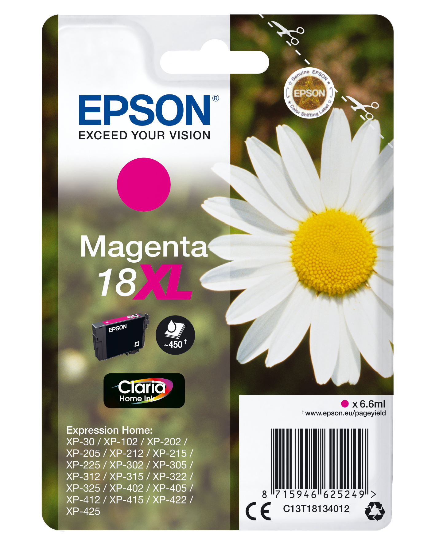 EPSON 18XL / T1813XL (Gänseblümchen) magenta Druckerpatrone