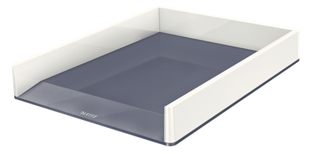 LEITZ Briefablage WOW Duo Colour perlweiß/grau DIN A4, 1 St.