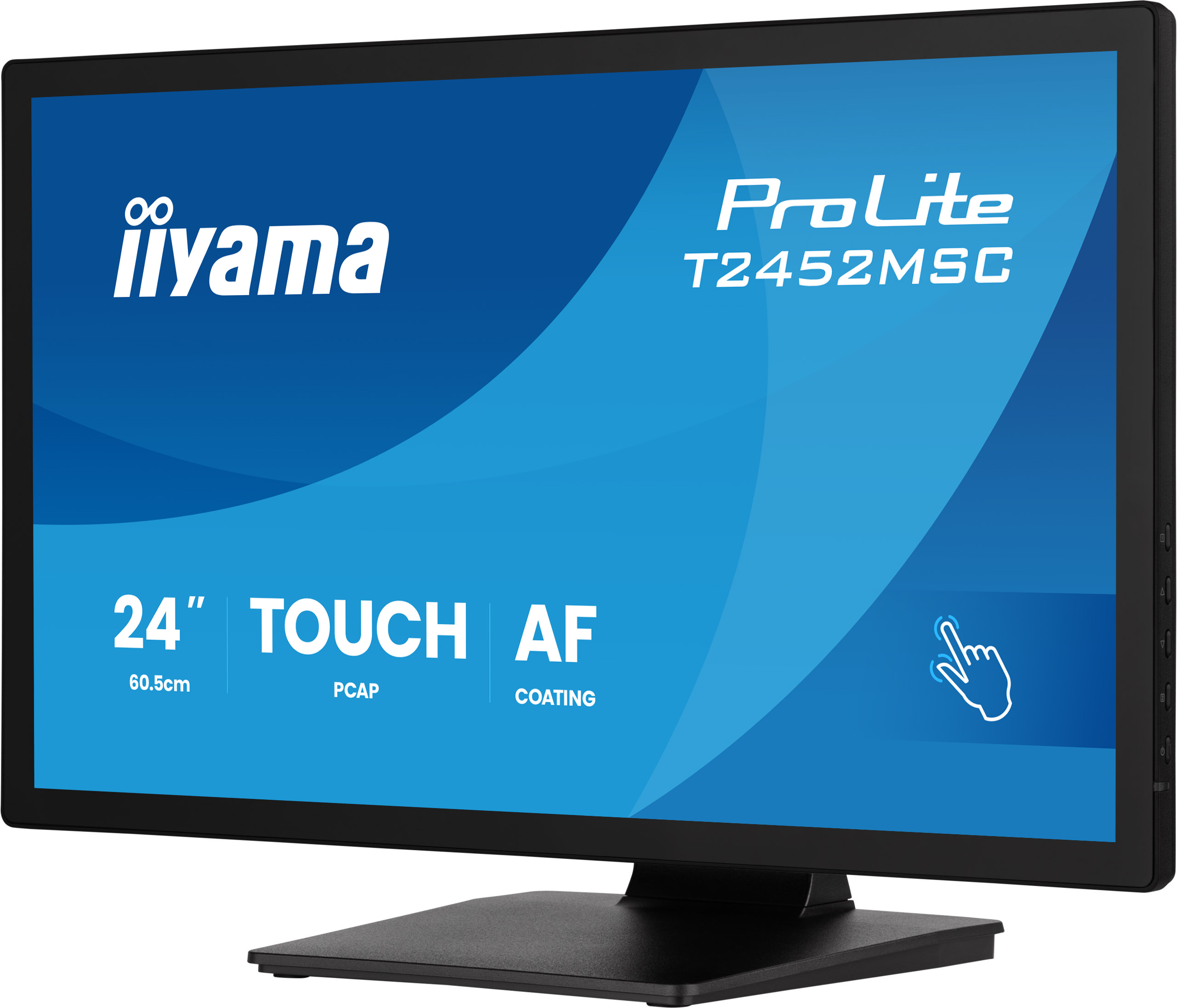 IIYAMA 60.5cm (23,8) T2452MSC-B2 16:9 M-Touch HDMI+USB+DP