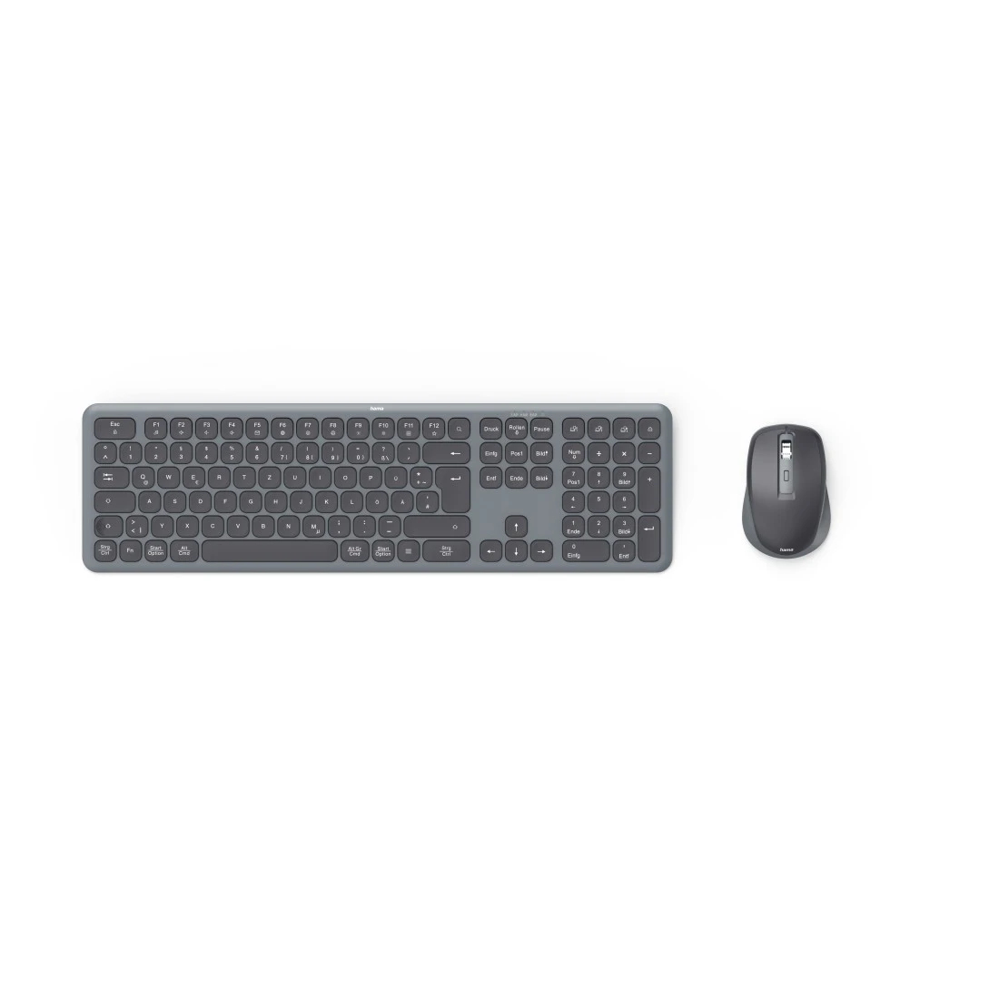 hama WK-550 Tastatur-Maus-Set kabellos schwarz