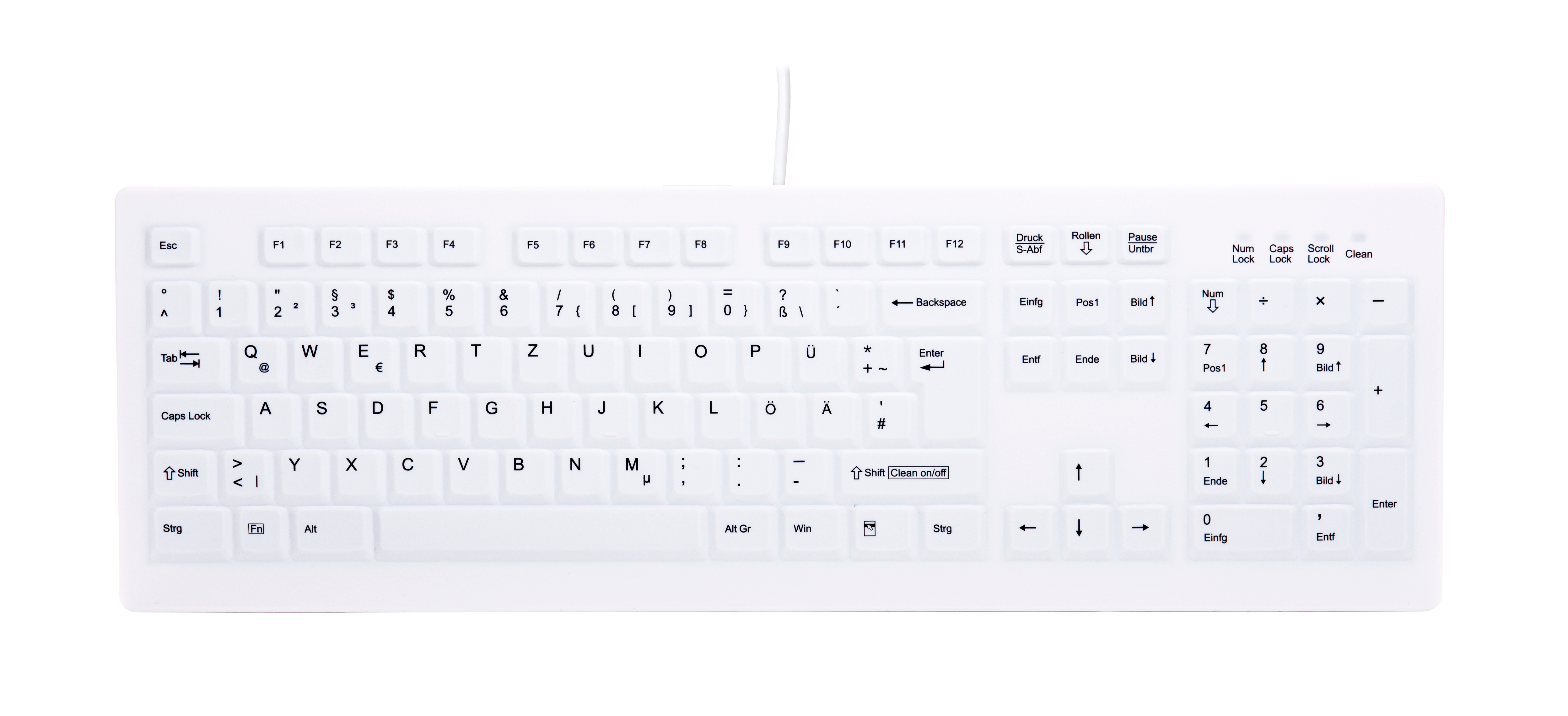 Contour ACTIVE KEY MTA AK-C8100 Wechselmembran DE-Layout wei