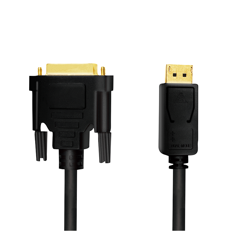 Logilink DisplayPort-Kabel DP 1.2 zu DVI 1.2 2,0m schwarz