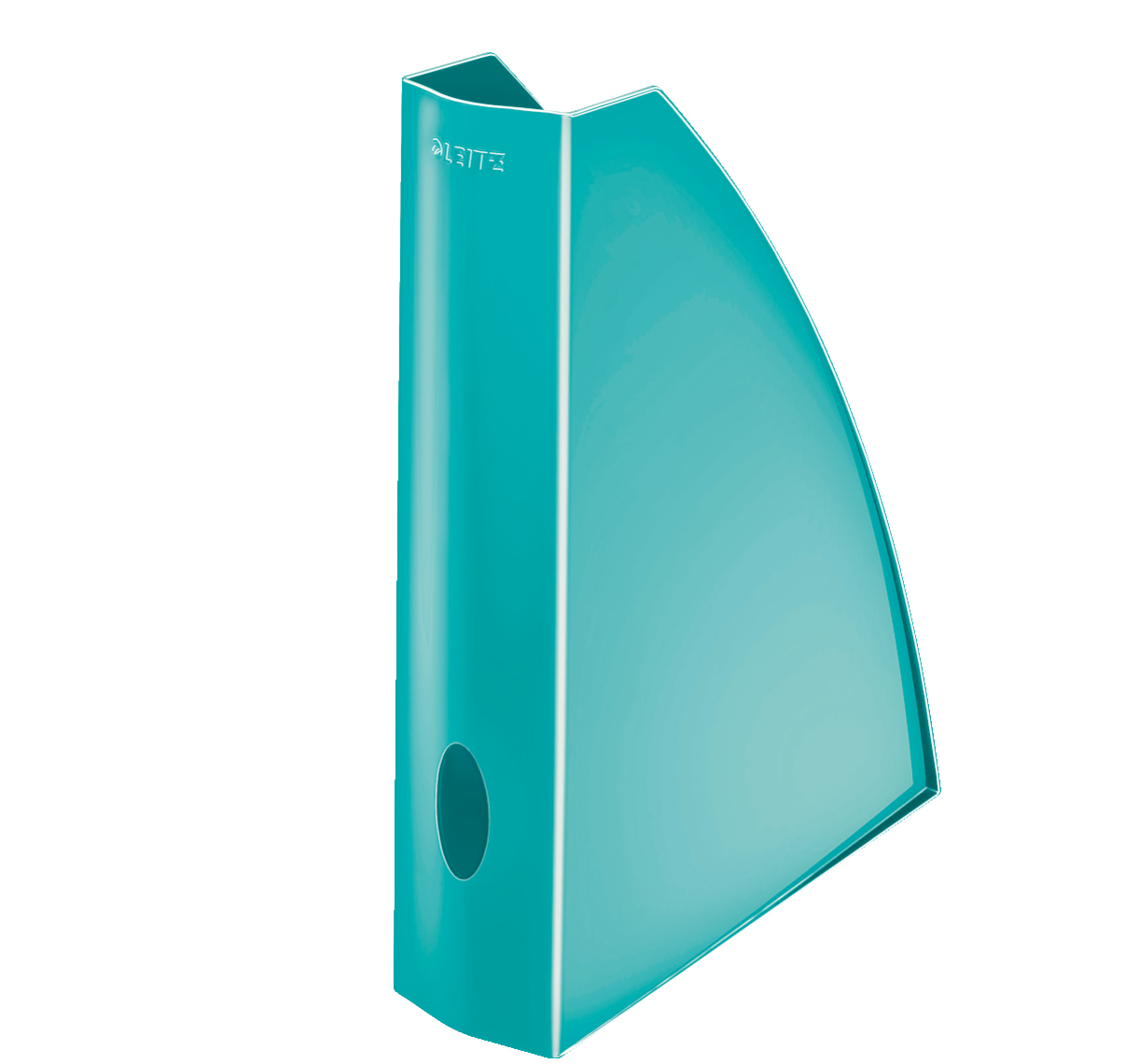 LEITZ Stehsammler WOW 52771051 eisblau Kunststoff, DIN A4, 1 St.