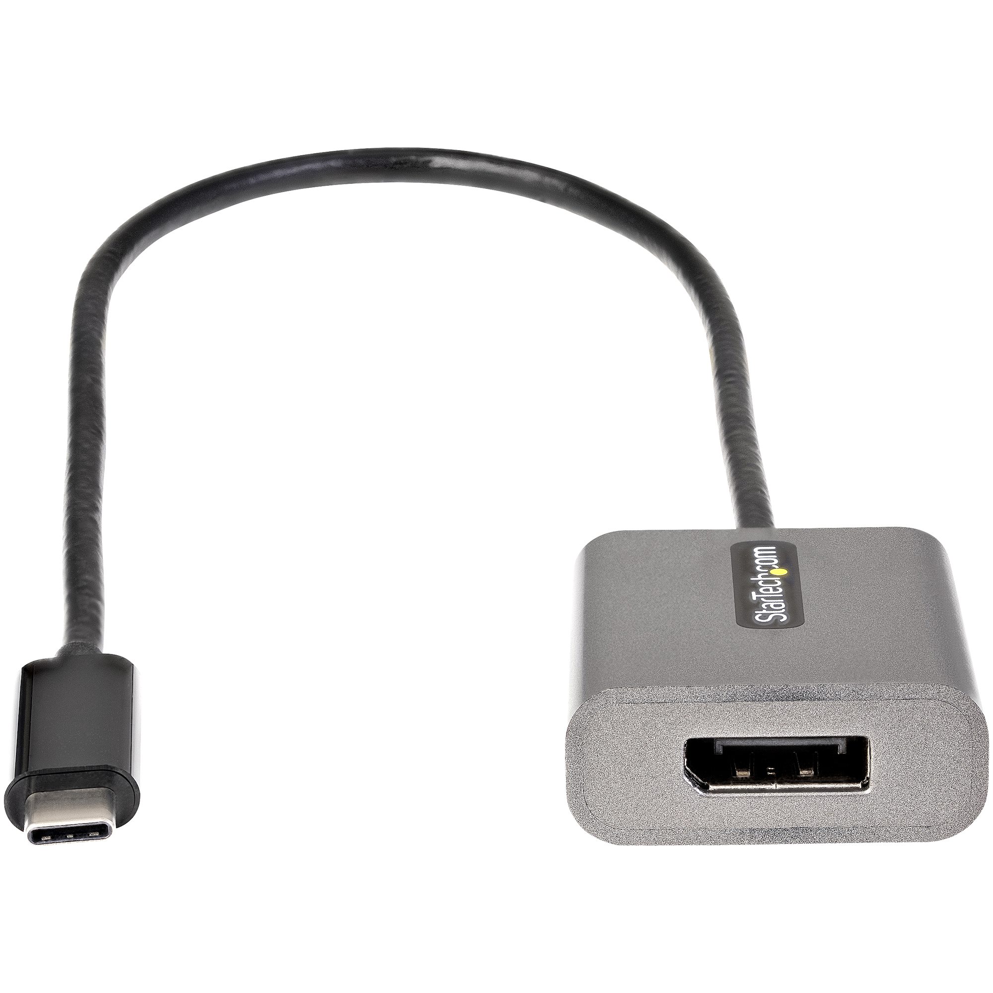 STARTECH.COM USB-C auf DisplayPort Adapter - 8K/4K 60Hz DisplayPort 1.4 Dongle - Kompatibel mit Thunderbolt 3 - 30cm Kabel